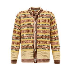 Bode Men's Marzipan Cardigan
